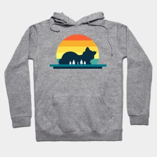 Cat Shadow Mountain, Cat Lover, Nature Trekking for Feline Lover Hoodie